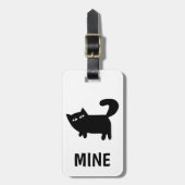 Grappige Kattenliefhebber Bagagelabel (Voorkant verticaal)