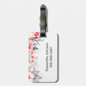 Grappige Kattenliefhebber Bagagelabel (Achterkant verticaal)