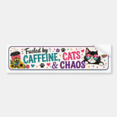 Grappige Kattenliefhebber Bumpersticker (Voorkant)