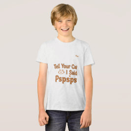 Grappige kattenliefhebber citaat - Vertel je kat d Tri-Blend Shirt
