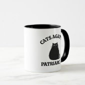 Grappige Kattenliefhebber Feministische Moeder Pol Mok (Voorkant rechts)