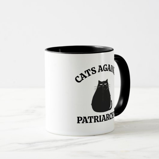 Grappige Kattenliefhebber Feministische Moeder Pol Mok (Voorkant rechts)