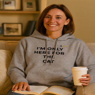 Grappige Kattenliefhebber Hoodie "Ik ben hier al