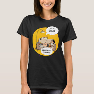 Grappige Kattenliefhebber Introvert Humor Citaat T-shirt