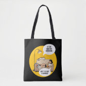 Grappige Kattenliefhebber Introvert Humor Quote Tote Bag (Voorkant)