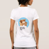 Grappige Kattenliefhebber Introvert Humor T-shirt (Achterkant)