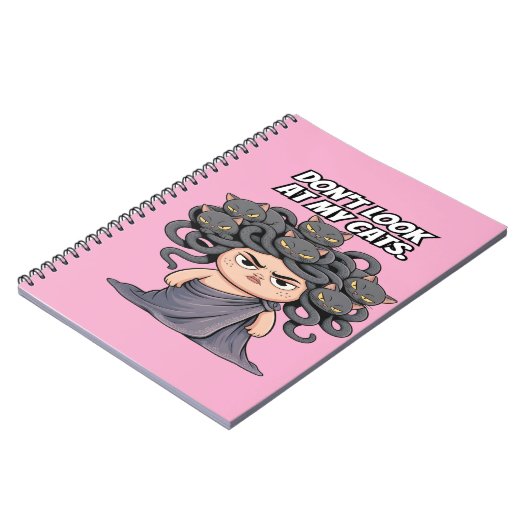 Grappige kattenliefhebber kijk niet naar mijn katt notitieboek (Linkerzijde)