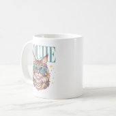 Grappige Kattenliefhebber Koffiemok  (Voorkant links)