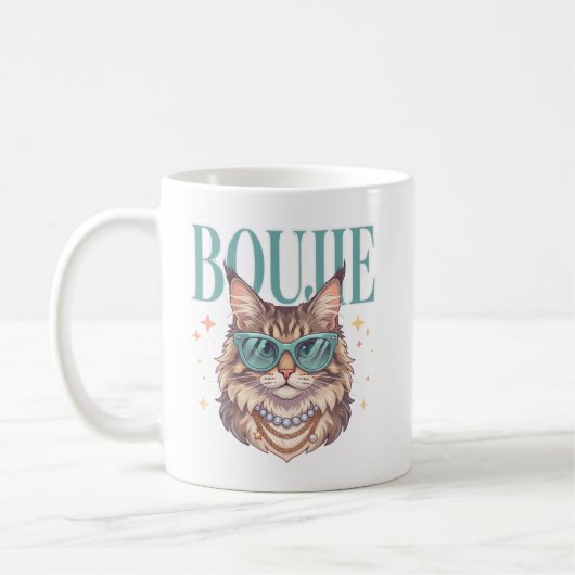 Grappige Kattenliefhebber Koffiemok  (Links)