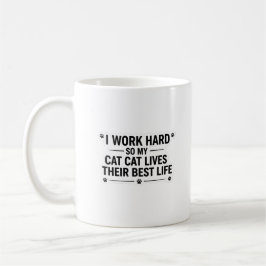 Grappige kattenliefhebber mok