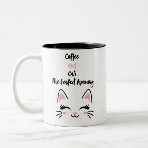 Grappige kattenliefhebber Mok - Koffie en katten =