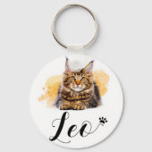Grappige kattenliefhebber sleutelhanger – Kattenli (Achterkant)