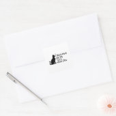 Grappige Kattenliefhebber Sticker – Ik Werk Hard v (Envelop)