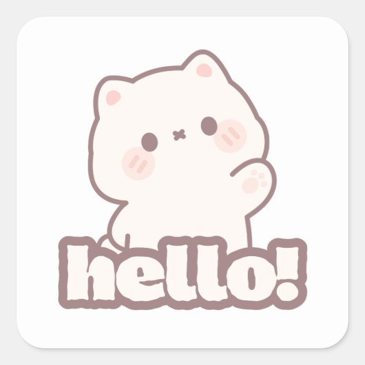 Grappige Kattenliefhebber Sticker | kat vader (Voorkant)