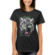 Grappige kattenliefhebber T-shirts voor vrouwen
