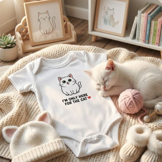 Grappige Kattenliefhebber Valentijn Muismat - Ik b Romper