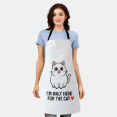 Grappige Kattenliefhebber Valentijns Muismat - Ik Schort (Gedragen)