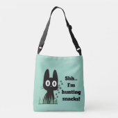 Grappige Kattenliefhebbers Crossbody Tas (Achterkant)