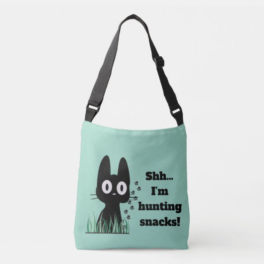 Grappige Kattenliefhebbers Crossbody Tas (Voorkant)