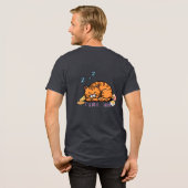 Grappige kattenliefhebbers "Purrcrastinator" Schat Tri-Blend Shirt (Voorkant)