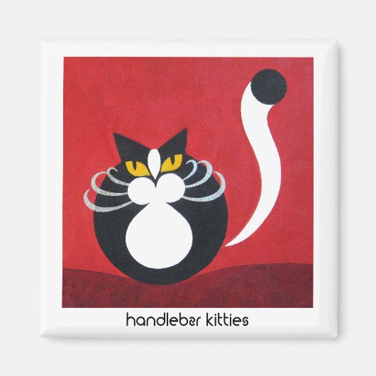 grappige kattenmagneet * schattige kattenmagneet magneet (Voorkant)