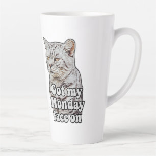 Grappige kattenmeme voor kattenliefhebbers en katt latte mok