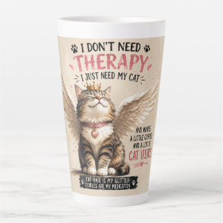 Grappige kattenmoeder latte mok