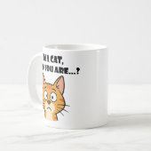 Grappige Kattenmok Koffiemok (Voorkant links)