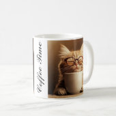 Grappige Kattenmok - Koffietijd Koffiemok (Voorkant rechts)