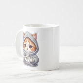 Grappige Kattenmoker Nee Niet Vandaag Koffiekopje Koffiemok (Voorkant links)