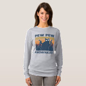 , grappige kattenpeuw madafakas t-shirt (Voorkant volledig)