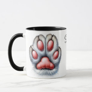 Grappige kattenpoot koffiemok mok