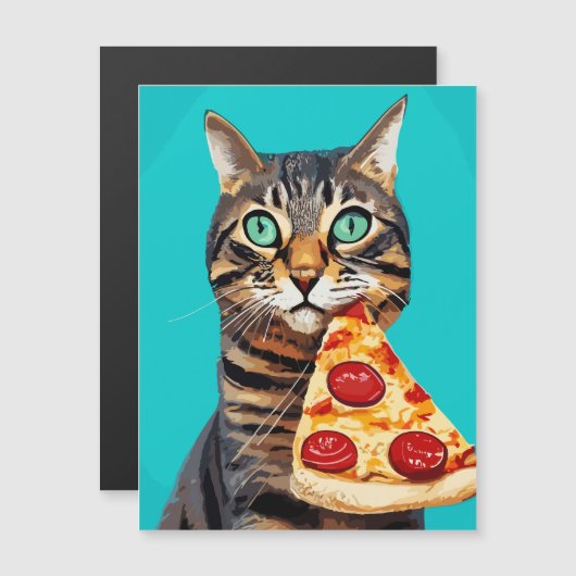 Grappige kattenprint, waardevol Poster papier (mat (Voorkant / Achterkant)