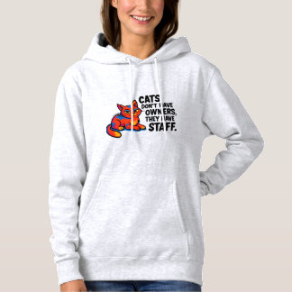 Grappige kattenquote hoodie
