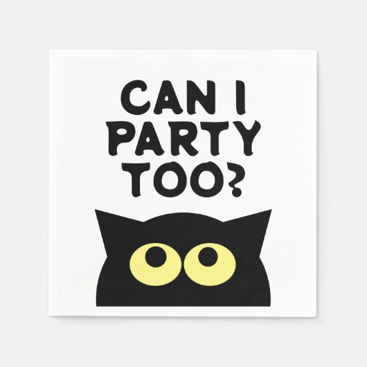 Grappige kattenservetten voor feest evenement servet (Voorkant)