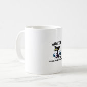 Grappige kattentraining omdat moord verkeerd is Ma Koffiemok (Voorkant links)