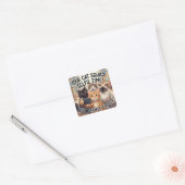 Grappige Kattentroep Selfie Sticker (Envelop)