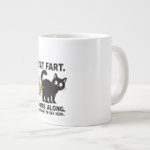 Grappige kattenwind - Doorlopen, niets te zien Grote Koffiekop (Voorkant rechts)