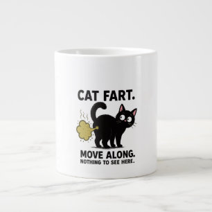 Grappige kattenwind - Doorlopen, niets te zien  Grote Koffiekop