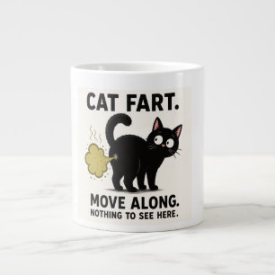 Grappige kattenwind - Doorlopen, niets te zien  Grote Koffiekop