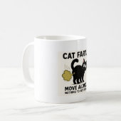 Grappige kattenwind - Doorlopen, niets te zien Koffiemok (Voorkant links)