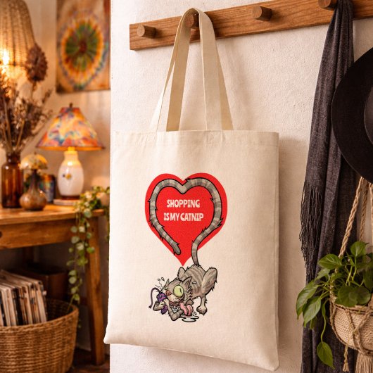 Grappige Kattenwinkel Is Mijn Kattekruid Alternati Tote Bag