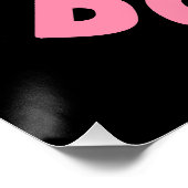 Grappige Kawaii Donuts Workout Citaat Perfect Poster (Hoek)