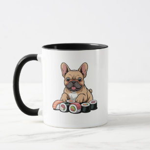 Grappige Kawaii Franse Hond Koffiekop Cadeau voor Mok