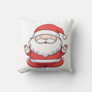 Grappige Kawaii Santa Yoga Meditatie Kussen