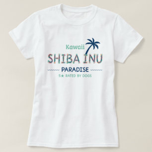 Grappige Kawaii Shiba Inu Paradijs Hond Moeder Hon T-shirt