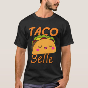 Grappige Kawaii taco's Mexicaans eten Taco Belle P T-shirt