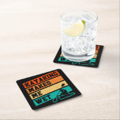 Grappige Kayak Lover Kayaking Retro River Kayaker Kartonnen Onderzetters (Insitu)