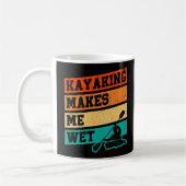 Grappige Kayak Lover Kayaking Retro River Kayaker Koffiemok (Links)