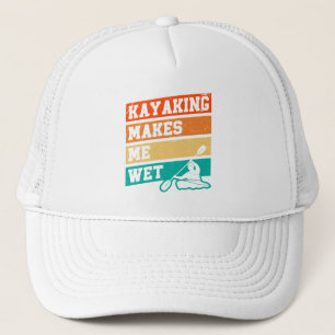 Grappige Kayak Lover Kayaking Retro River Kayaker Trucker Pet